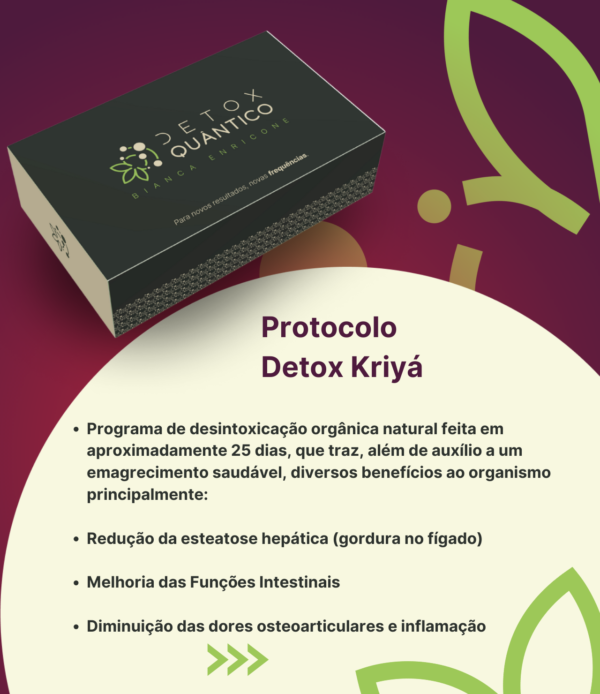 Bianca Enricone - Detox Quântico Protocolo Detox Kriyá- Foto Divulgação
